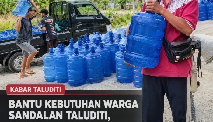 Bantu Kebutuhan Warga Sandalan Taluditi, PT Gardatama Nusantara Salurkan 625 Galon Air Minum