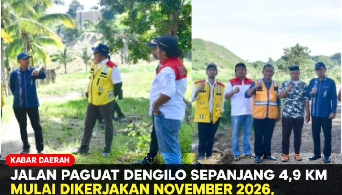 Jalan Paguat-Dengilo Sepanjang 4,9 Km Mulai Dikerjakan November 2026, Anggaran Rp13 Miliar