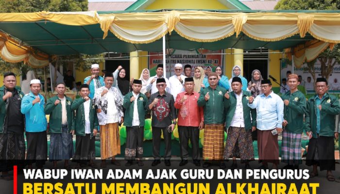 Wabup Iwan Adam Ajak Guru dan Pengurus Bersatu Membangun Alkhairaat