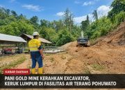 Pani Gold Mine Kerahkan Excavator, Keruk Lumpur di Fasilitas Air Terang Pohuwato